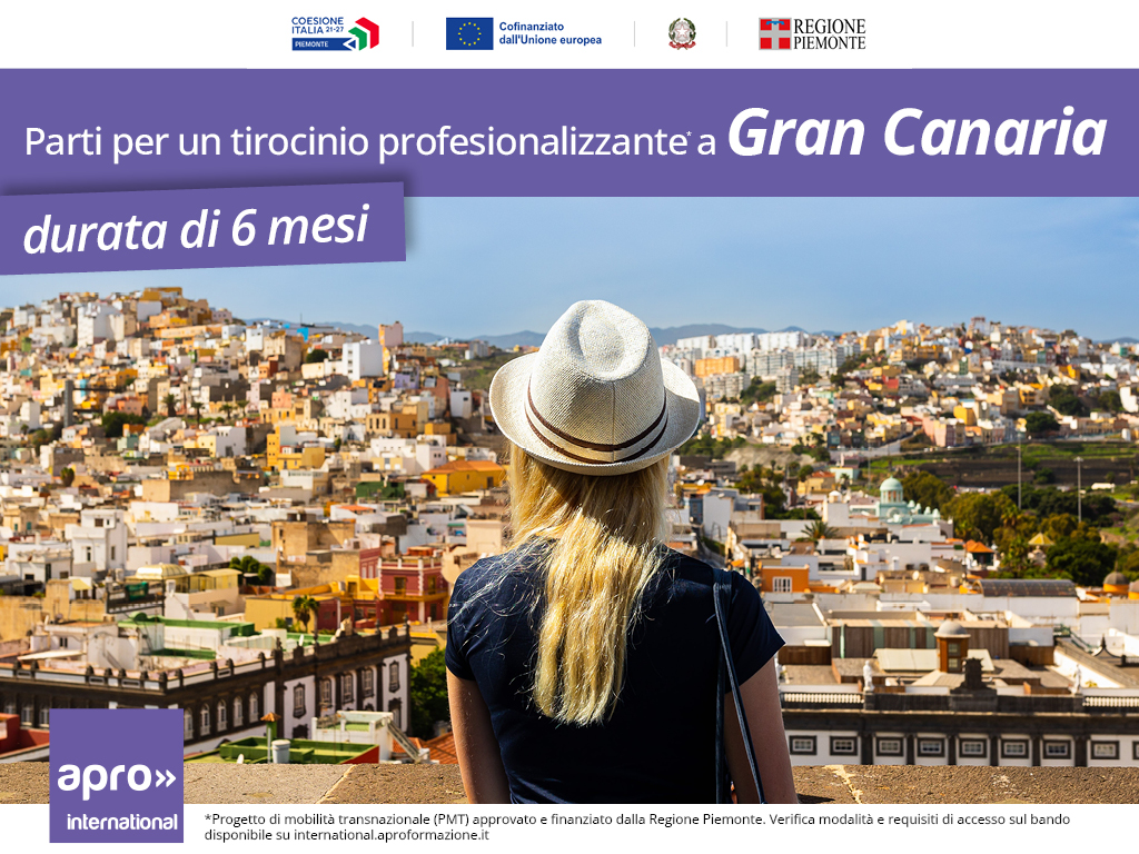 Tirocinio all'estero 6 mesi - Gran Canaria