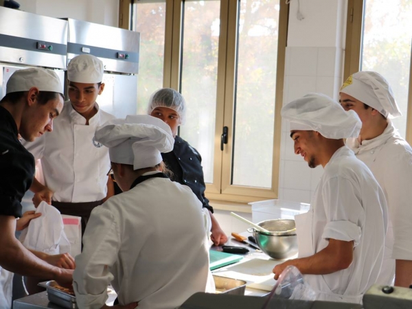 Italian-French dinner in APRO Formazione