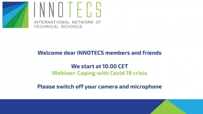 INNOTECS WEBINAR: HOW TECHNICAL VET SCHOOLS ARE COPING WITH COVID-19 CRISIS?